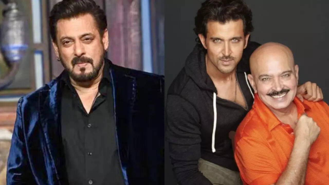 Salman gave training to Hrithik on 'Karan Arjun' sets