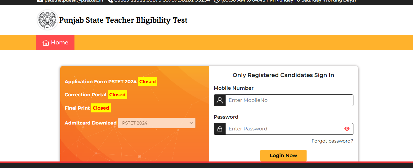 PSTET Admit Card 2024 Released at pstet.pseb.ac.in: Direct Link to Check Here