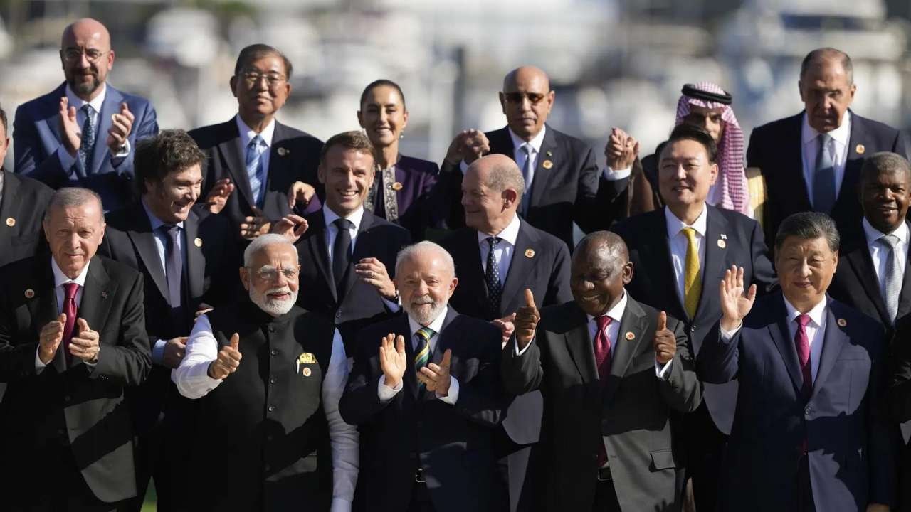 Where was Biden? The G-20 photo shows him out of the picture