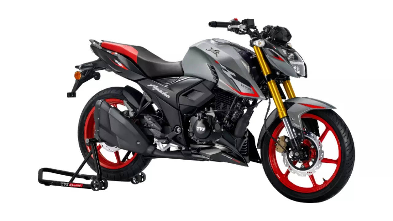 TVS Apache RTR 160 4V launched at Rs 1.40 lakh with feature upgrades: What’s new – Times of India