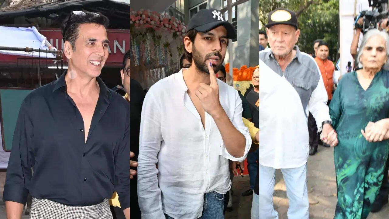 Akshay, Kartik, Sachin Tendulkar - celebs cast their votes: VIDEOS