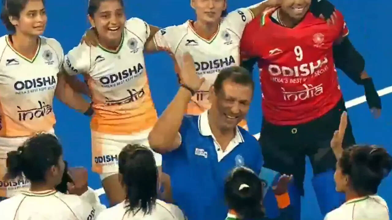 Watch: Coach Harendra, team celebrate ACT triumph in style