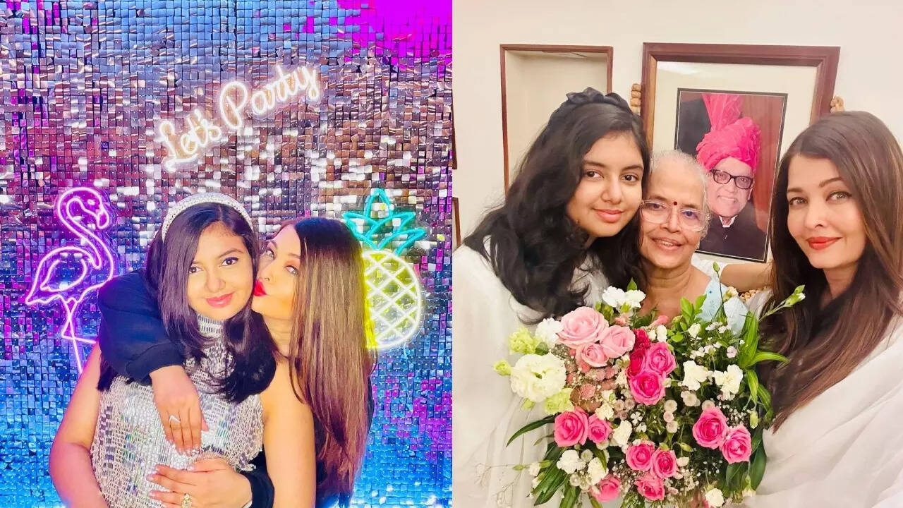 Aishwarya gives sneak peek into Aaradhya's b'day bash