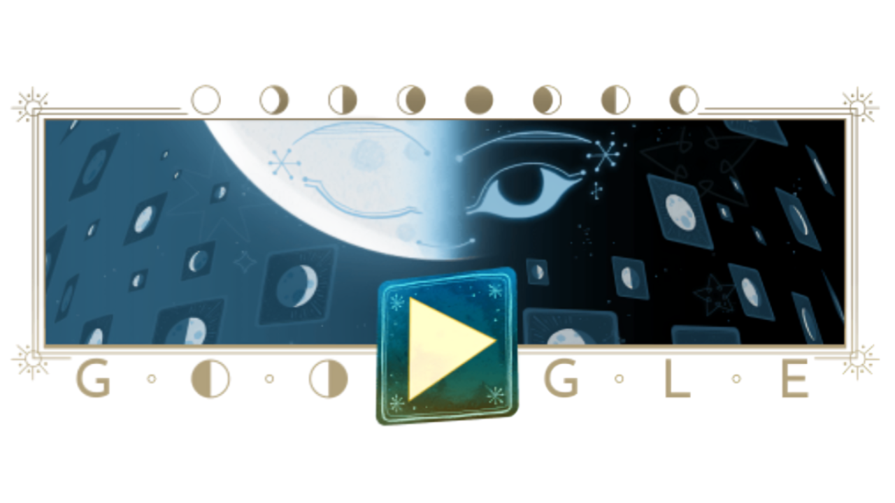 Google doodle today: Search engine celebrates November’s Half Moon cycle with card game