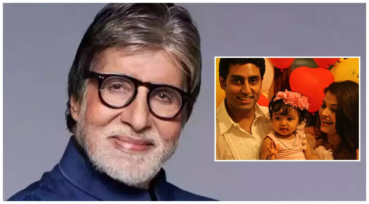 When Big B shared THIS pic from Aaradhya's first b'day