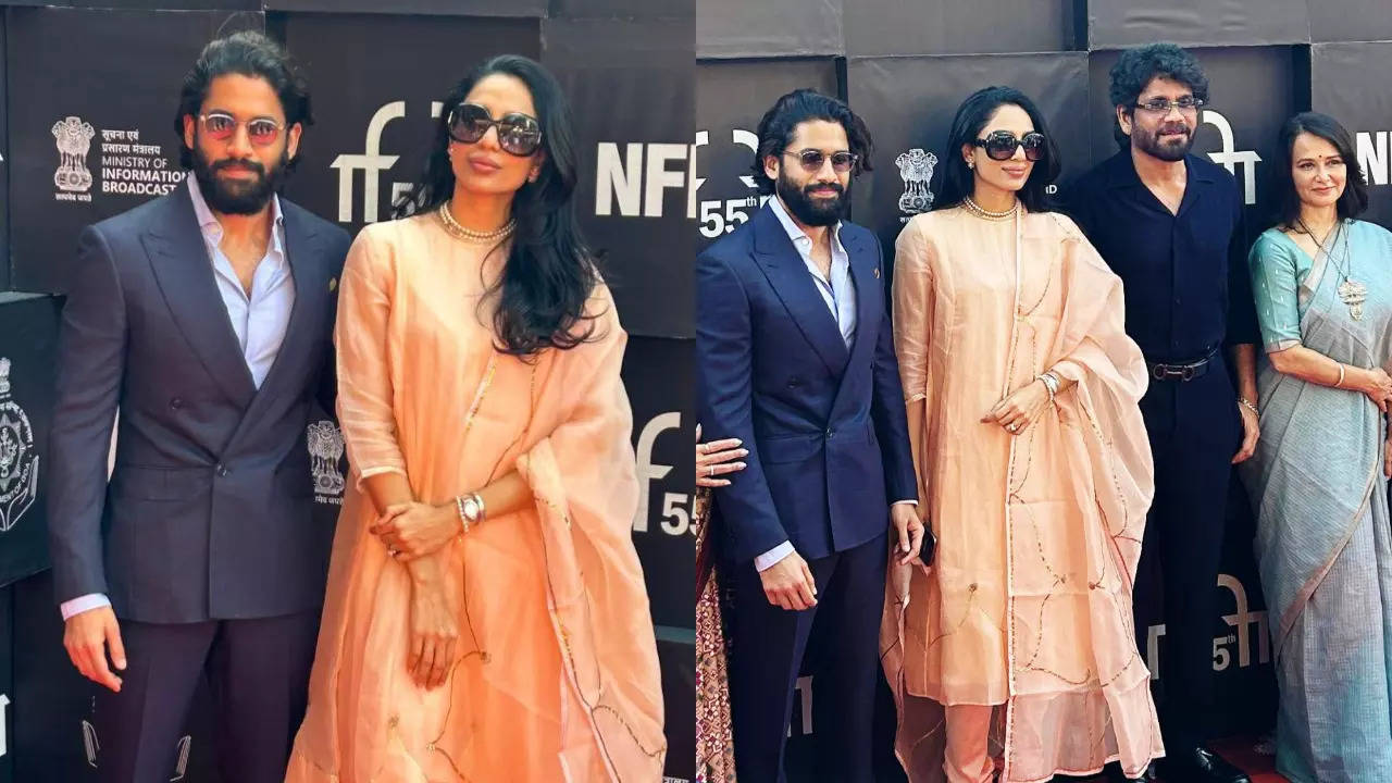 Sobhita's stylish outing with the Akkinenis