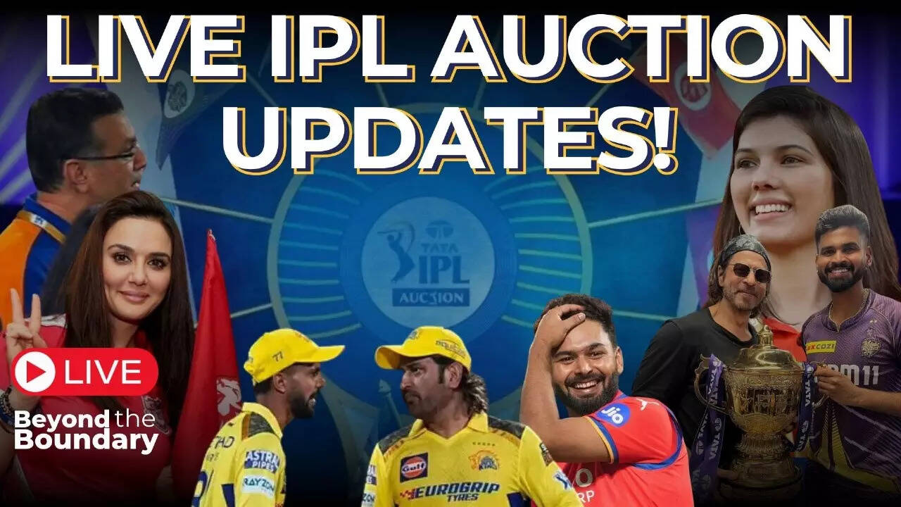 Watch LIVE IPL Auction 2025 IPL 2025 Mega Auction 2025 LIVE Video Catch all the updates