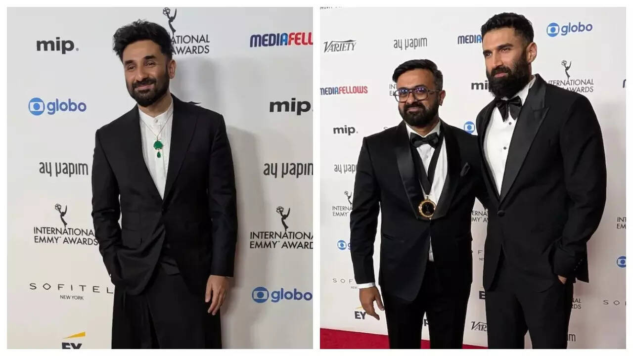 International Emmy Awards: Vir, Aditya walk red carpet