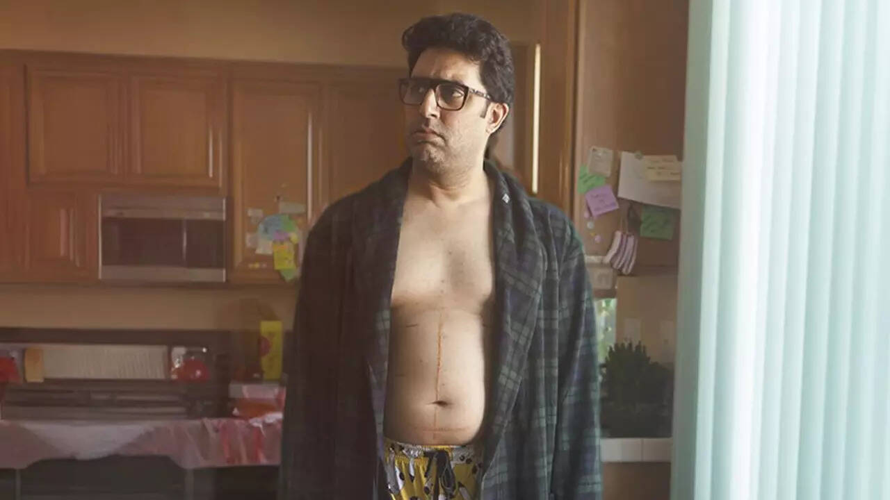 Abhishek Bachchan on his potbelly in 'I Want To Talk'