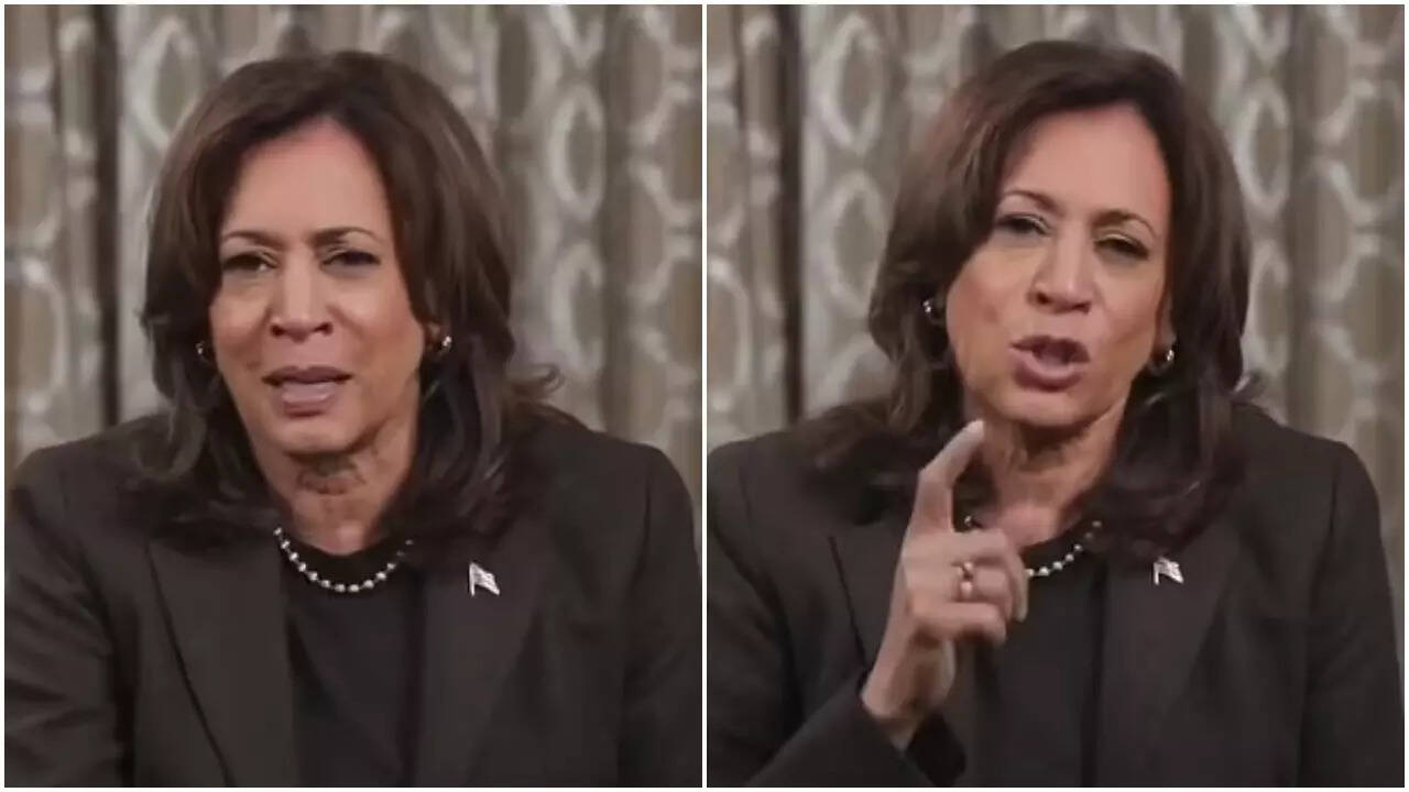 'Don't let anybody take your power': Kamala Harris' message to supporters