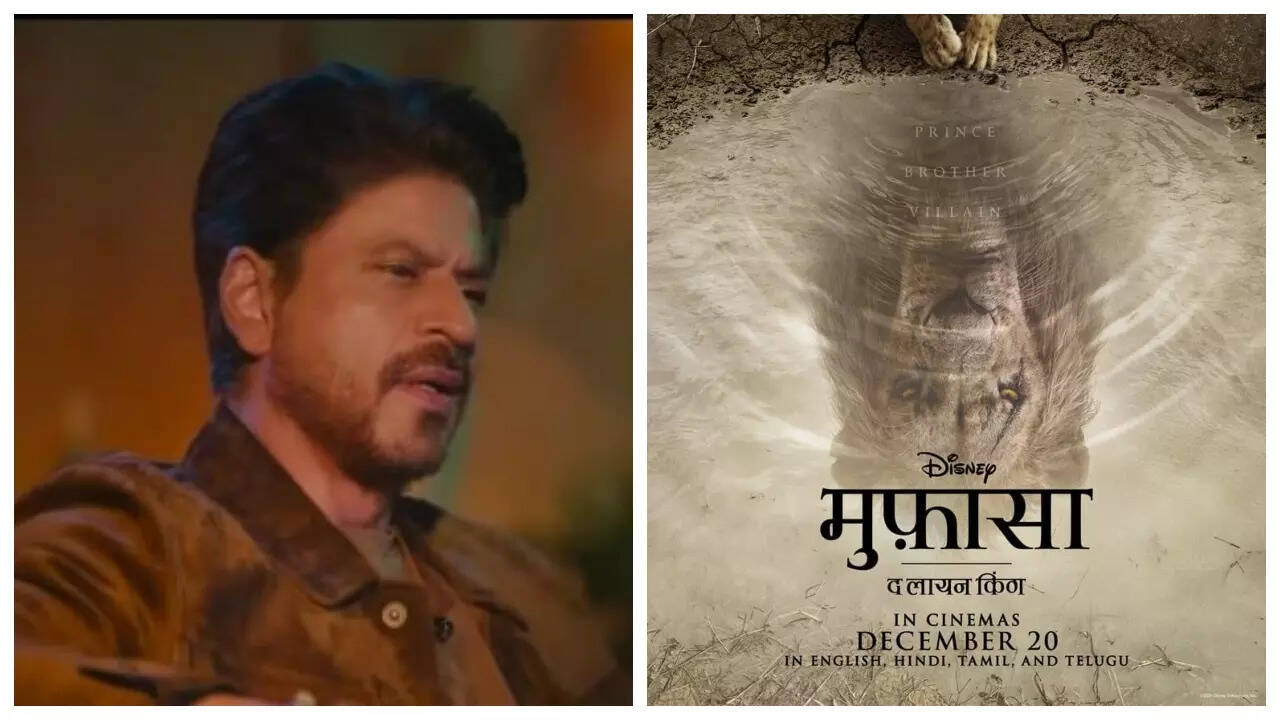 SRK compares his journey to Mufasa's in 'The Lion King'