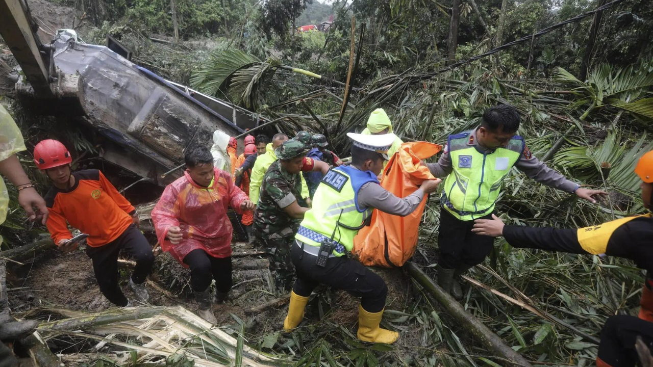 Landslide triggered by rain in Indonesia's Sumatra island kills at least 7 people