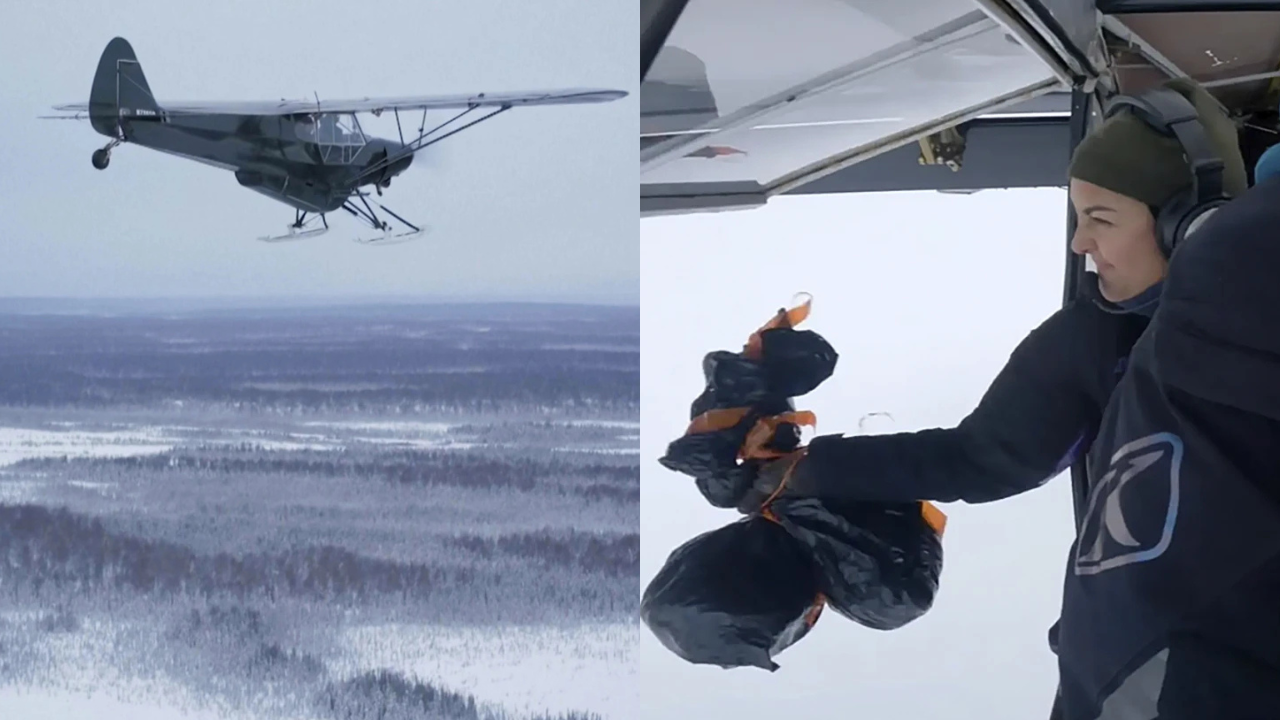 Alaskan pilot 'airdrops' turkeys to remote areas to keep Thanksgiving tradition alive