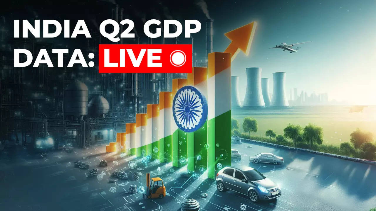 India Q2 GDP Growth 2024 Live Updates: Indian economy likely slowed down in July-September quarter