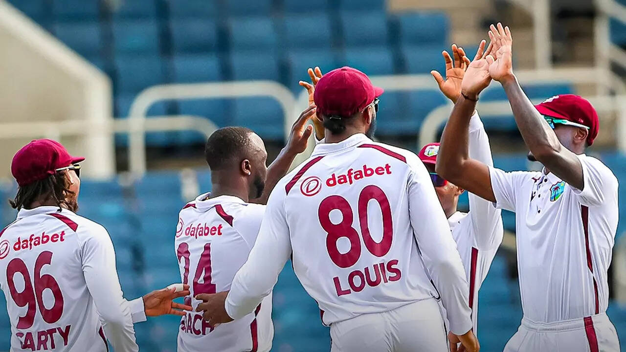 WI fumble catches; Shadman hits fifty on Day 1 in Jamaica