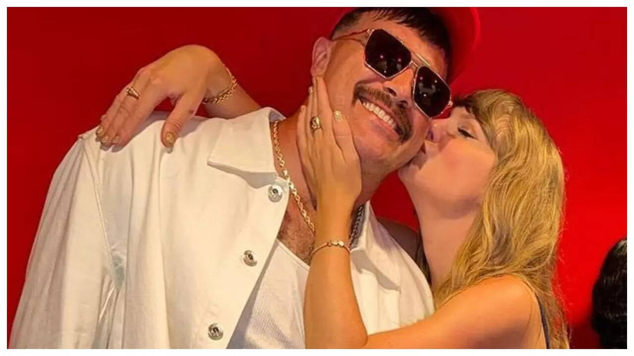 Taylor-Travis celebrating engagement sparks frenzy