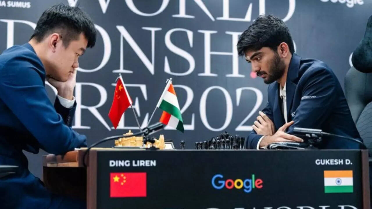D Gukesh forces draw against Ding Liren in Game 6