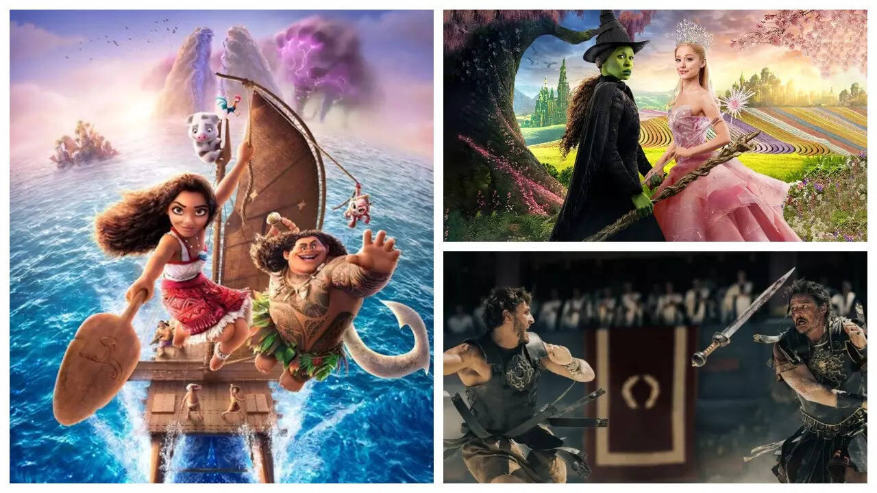 Moana 2, Wicked, Gladiator 2 score $420 mn weekend