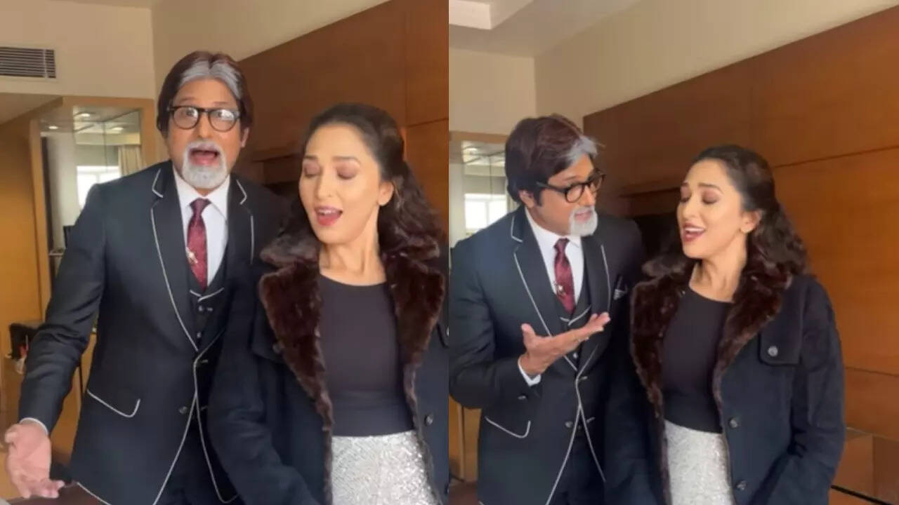 Lookalikes of Big B- Madhuri dance to 'Makhna'- WATCH
