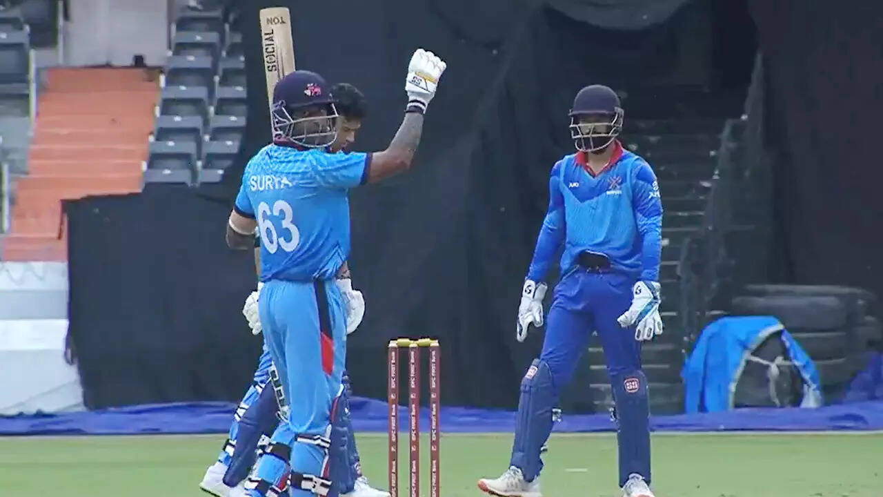 SKY shines bright: Suryakumar Yadav hits 70 off 46 balls