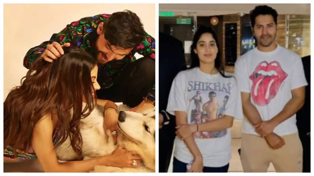 Janhvi wears t-shirt with Shikhar's name and pics