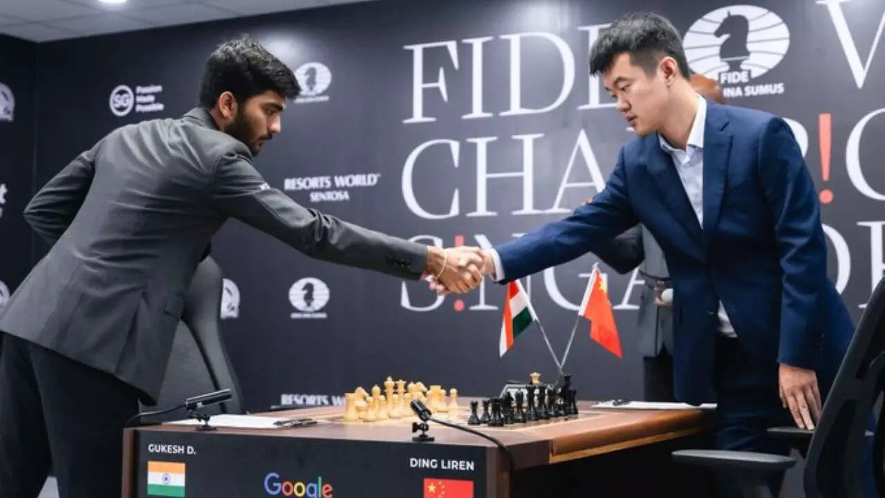 D Gukesh stunned by Ding's defence at World Chess C'ship