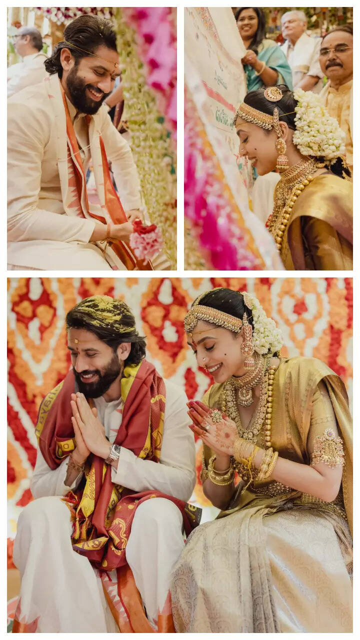Chaitanya and Sobhita's traditional Telugu wedding