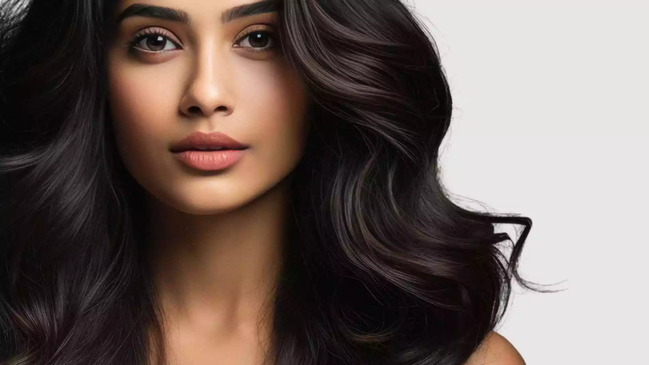 Long and lustrous hair