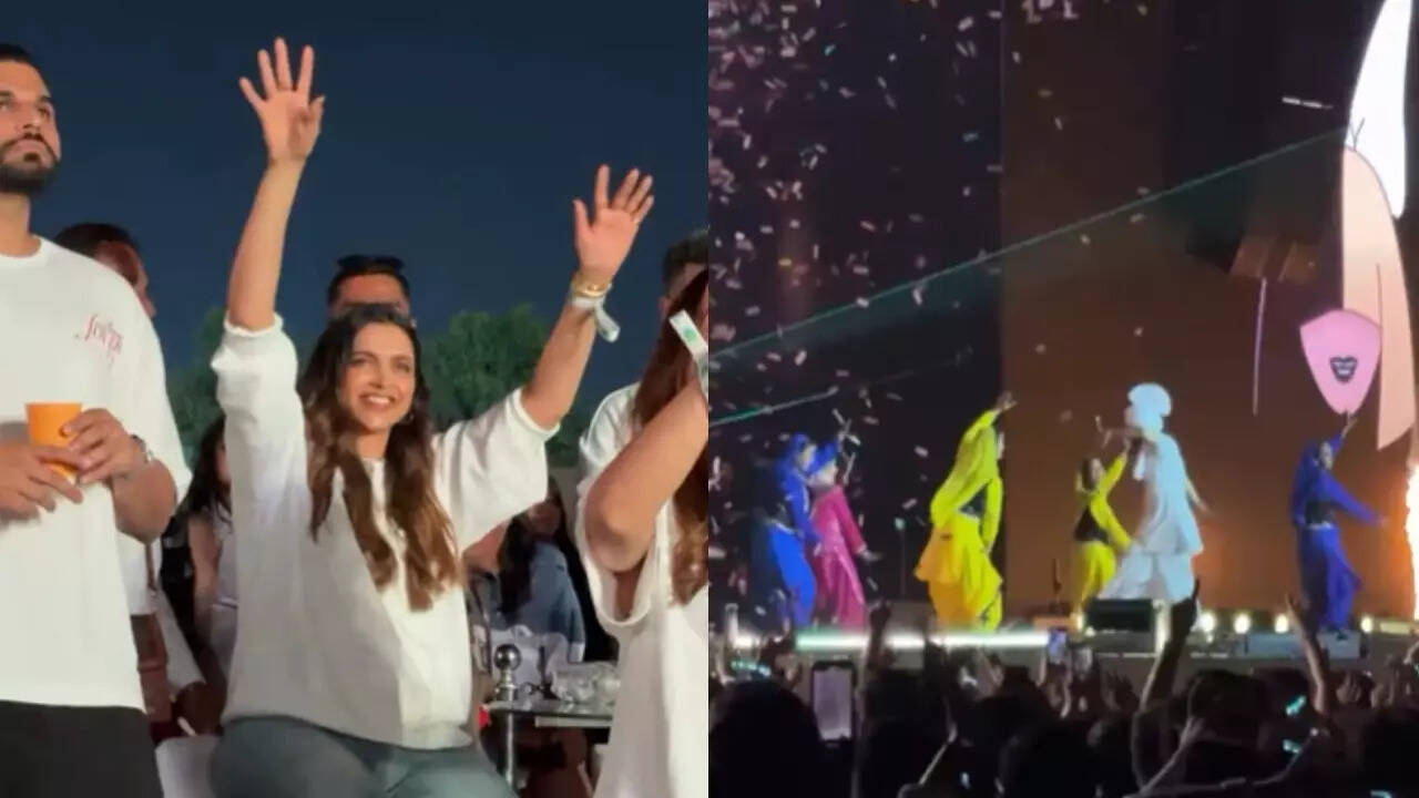 Viral video -DP enjoying Diljit's concert in Bengaluru
