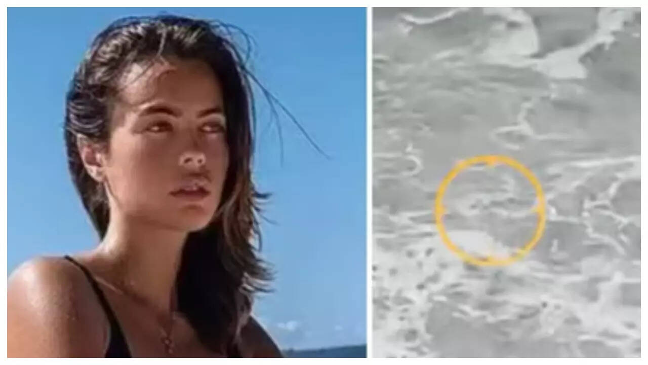 Russian actress swept away by a giant wave - Deets