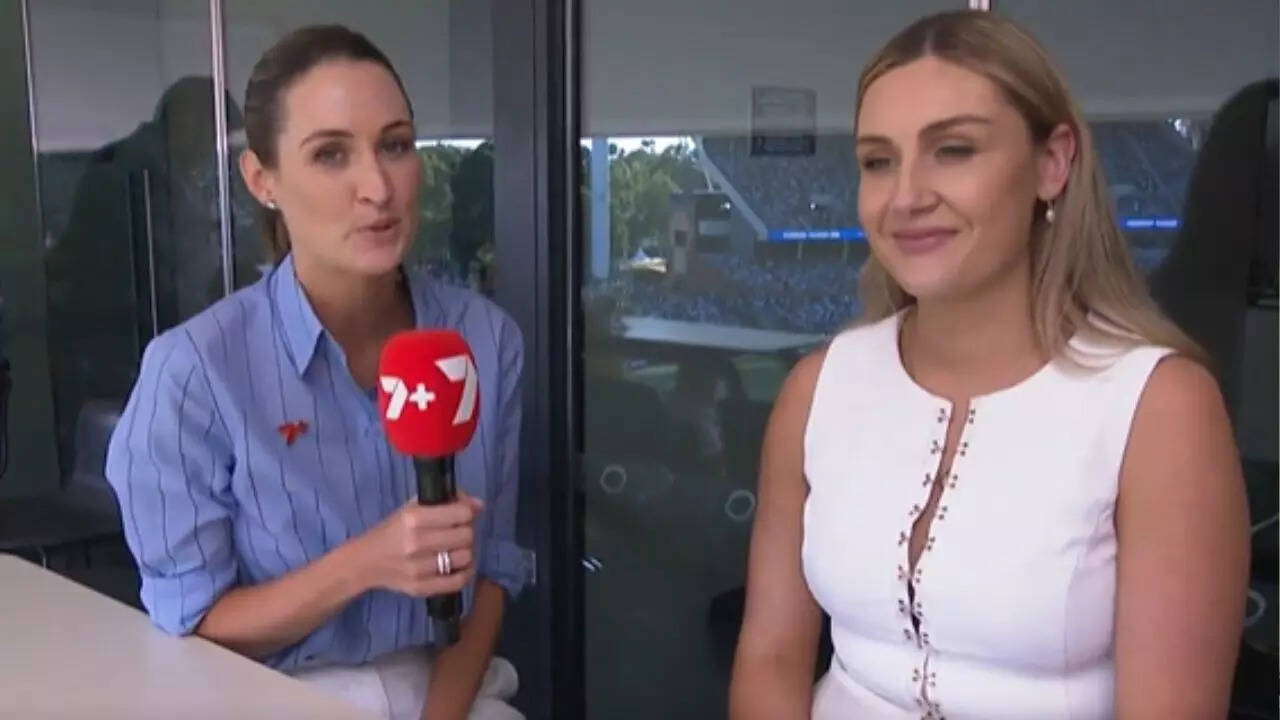 Watch: Jess Head beams with pride as Travis Head breaks record