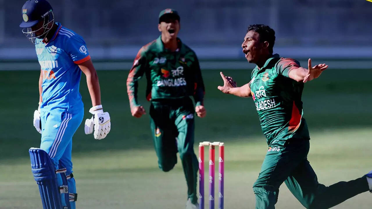 U19 Asia Cup Final Live: Kiran scalps Azizul, Bangladesh three down