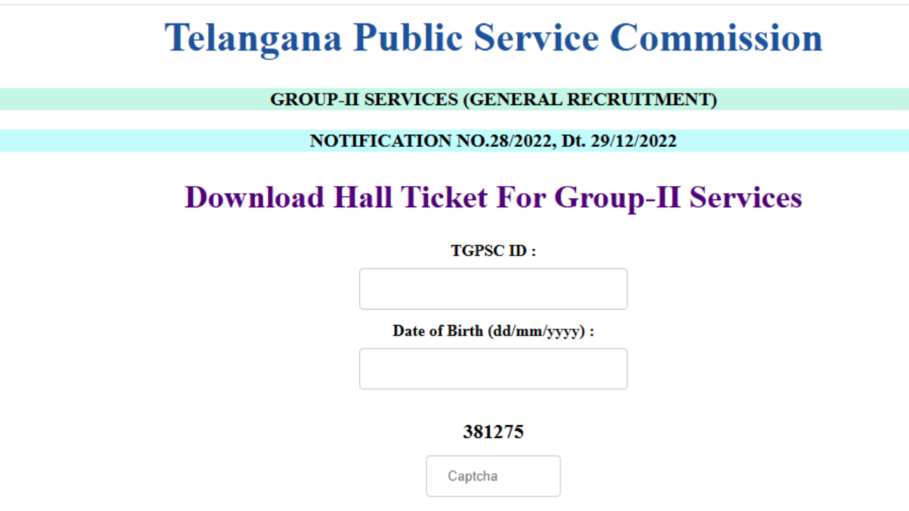 TGPSC Group 2 hall ticket released, check direct link here