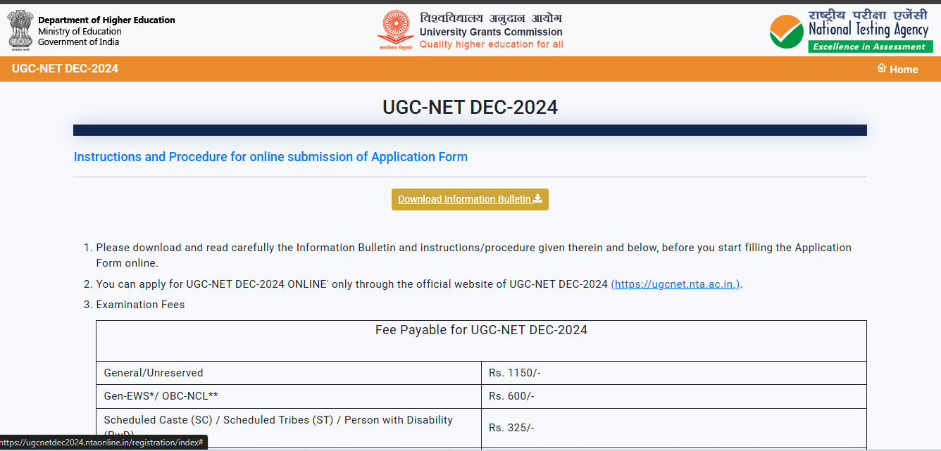 UGC NET December 2024 application window closing tomorrow at ugcnet.nta.ac.in: Check direct link to apply here and other important details