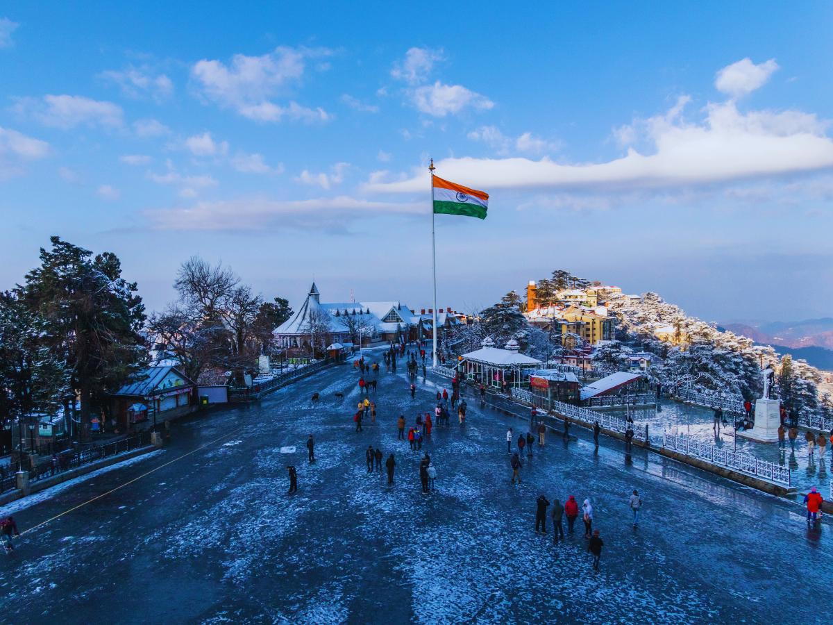 After decades, Shimla sees early December snowfall, drawing tourists and winter cheer