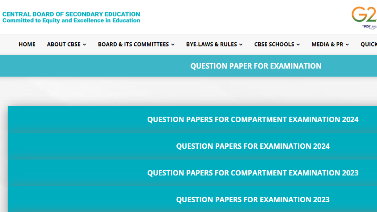 CBSE Board Exam 2025: Importance of previous years' question papers and how to access Class 10 Math papers on CBSE's official website