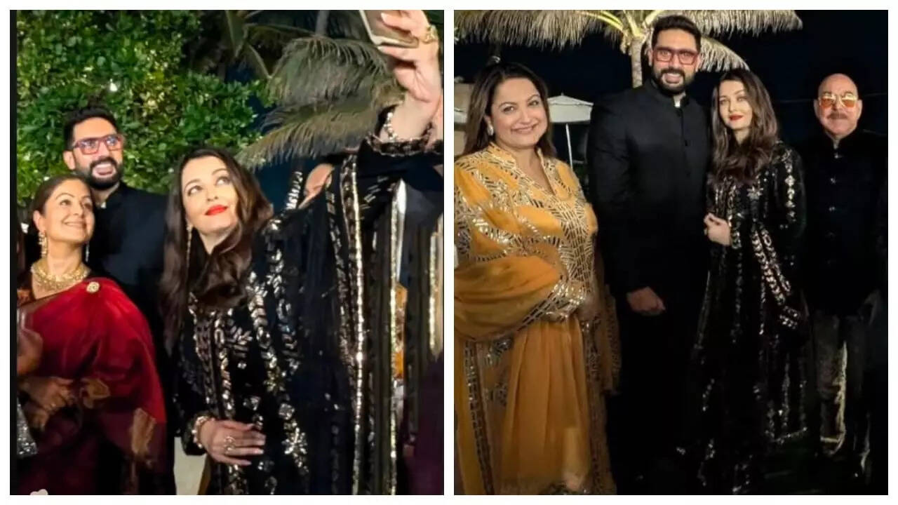 Video: Abhishek, Ash and Aaradhya dance to 'Desi Girl'