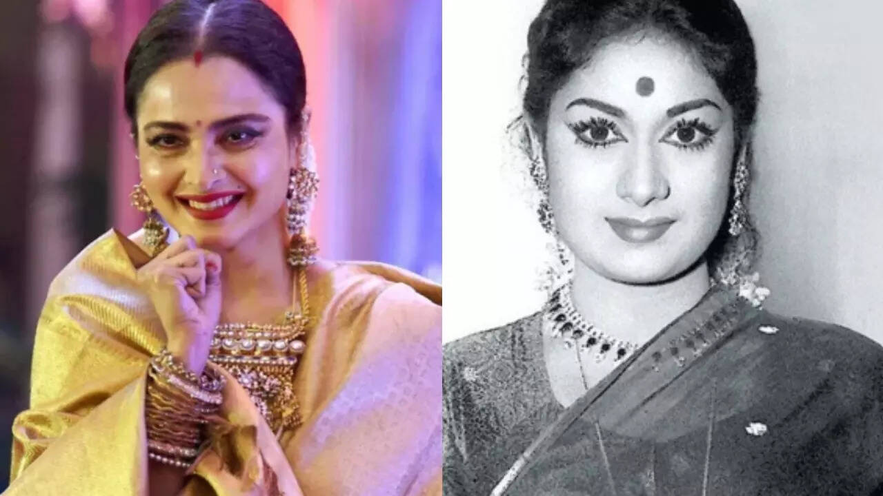 Rekha on mother Pushpavalli:'I found heaven in her lap'
