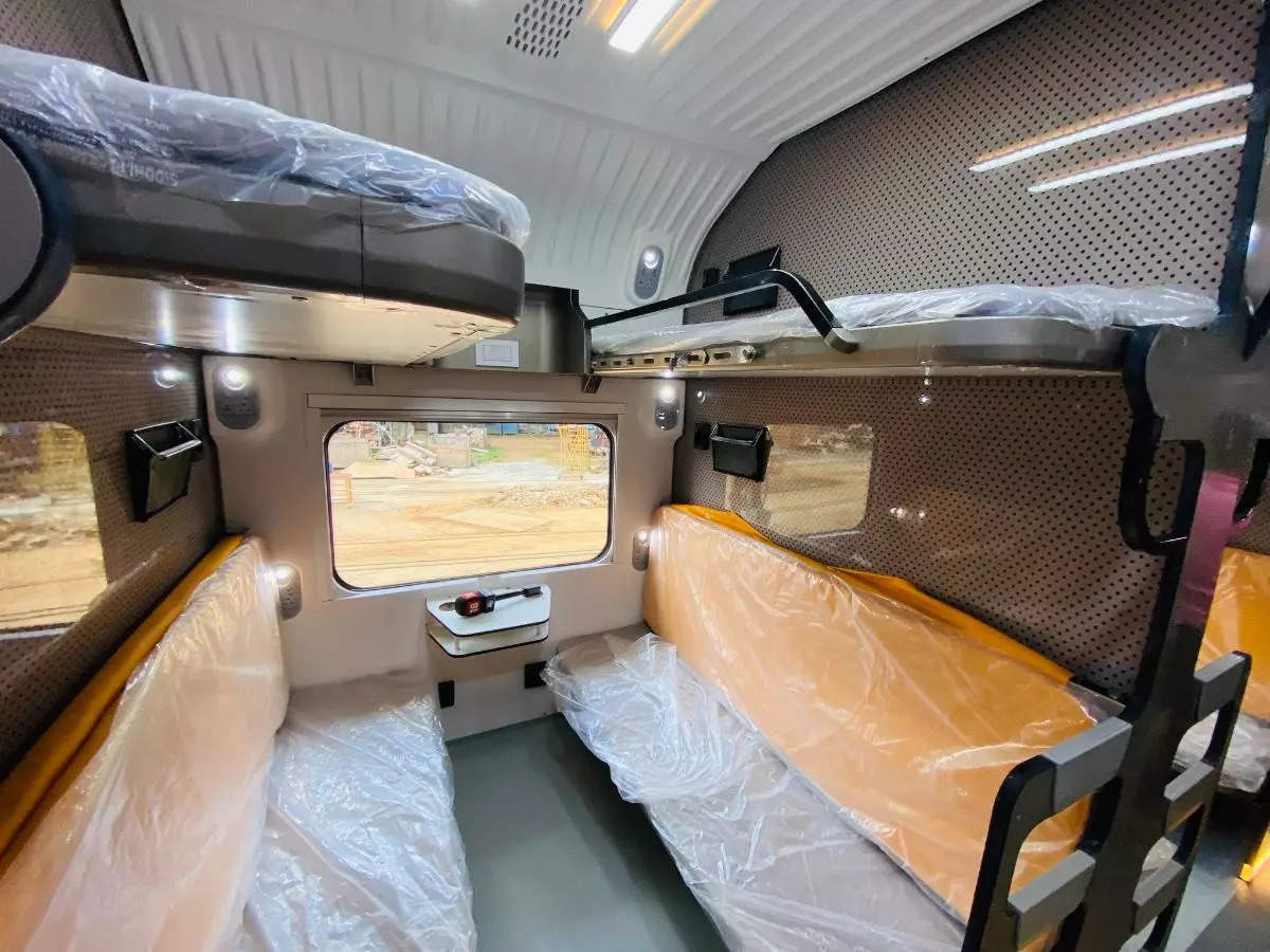 Indian Railways shares the first look of the prototype of Vande Bharat Sleeper Train