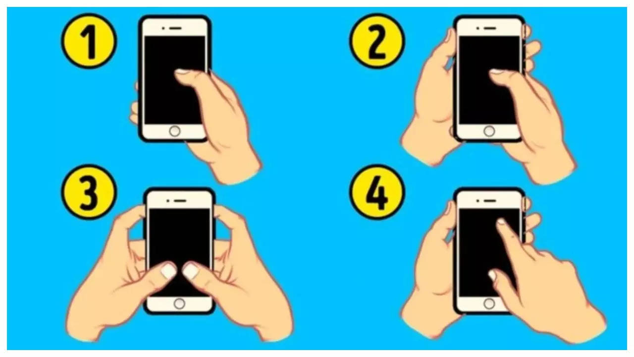 How you hold the phone can reveal how intelligent you are