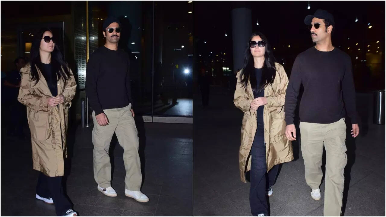 Vicky Katrina return from anniversary vacay