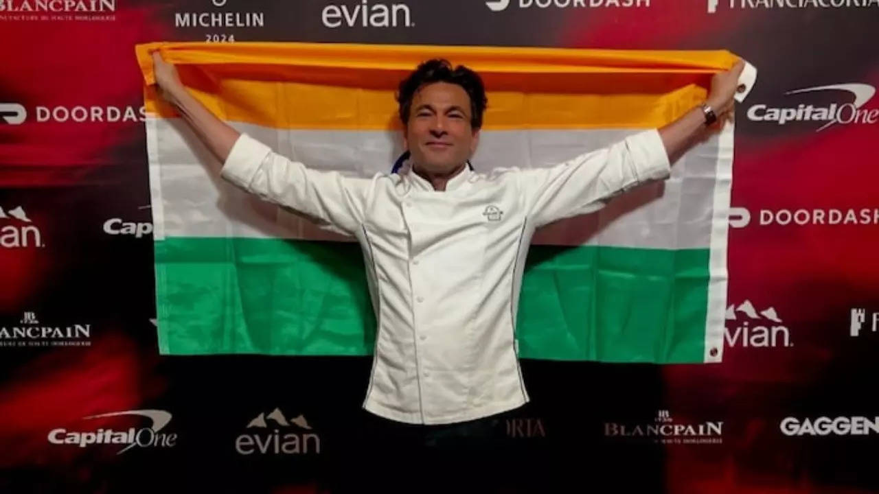 Vikas Khanna wins Micheline 2024 Bib Gourmand Award