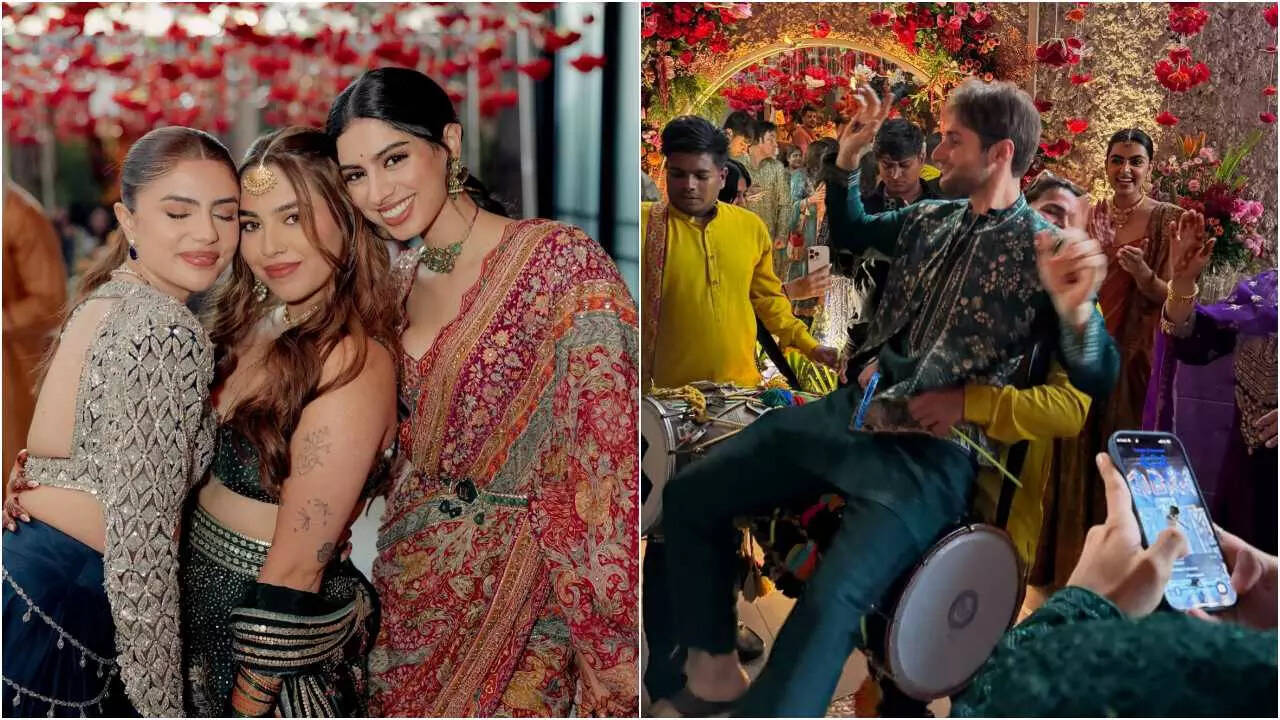 Khushi shares inside glimpses of Aaliyah-Shane's sangeet