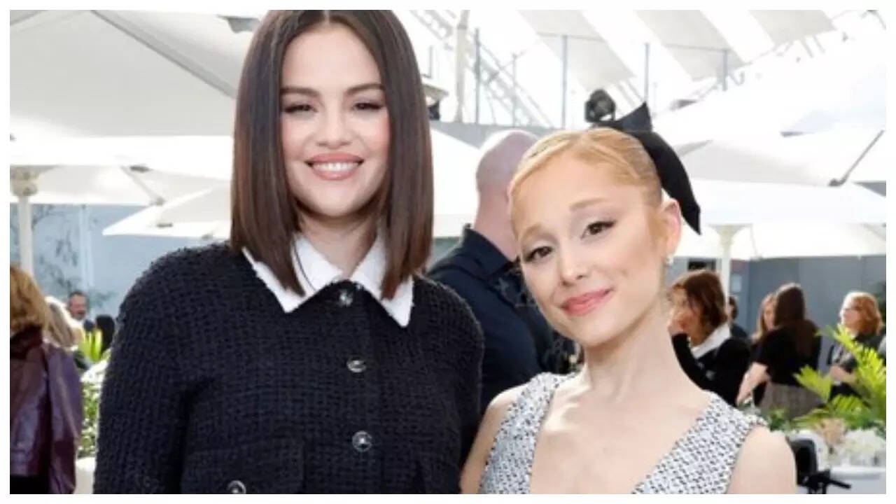 Ariana-Selena hug it out at Academy's luncheon: Pics