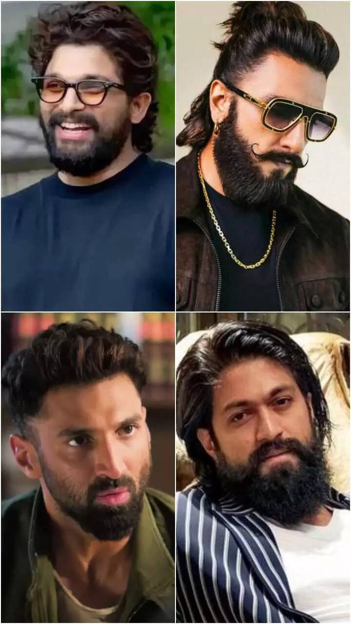 Actors redefining rugged style with beard game​
