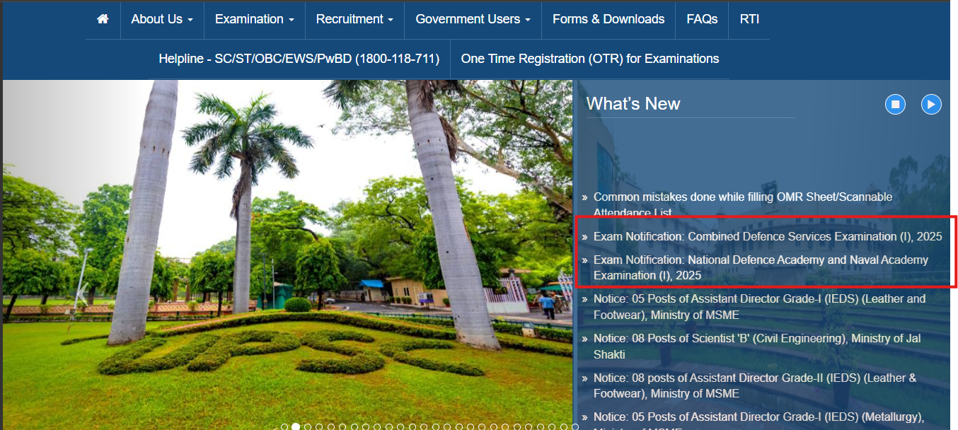 UPSC CDS, NDA 2025 notification released, registration starts at upsconline.gov.in: Direct link, exam pattern, important dates here
