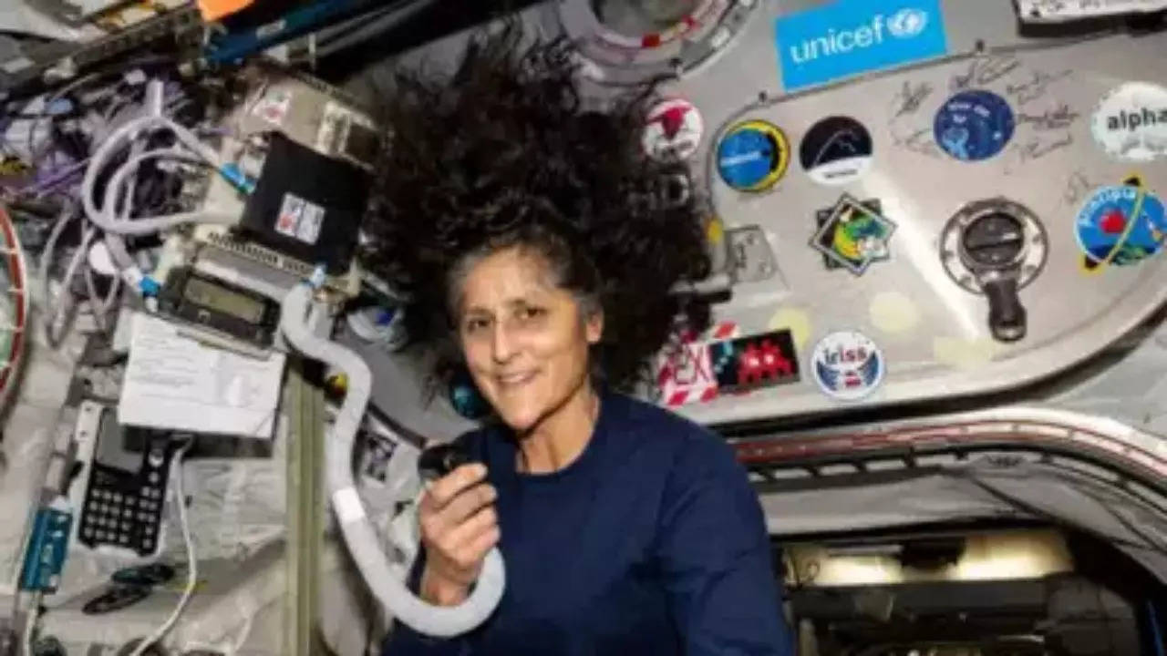 Sunita Williams undergoes eye exam and health monitoring in preparation for SpaceX Dragon return