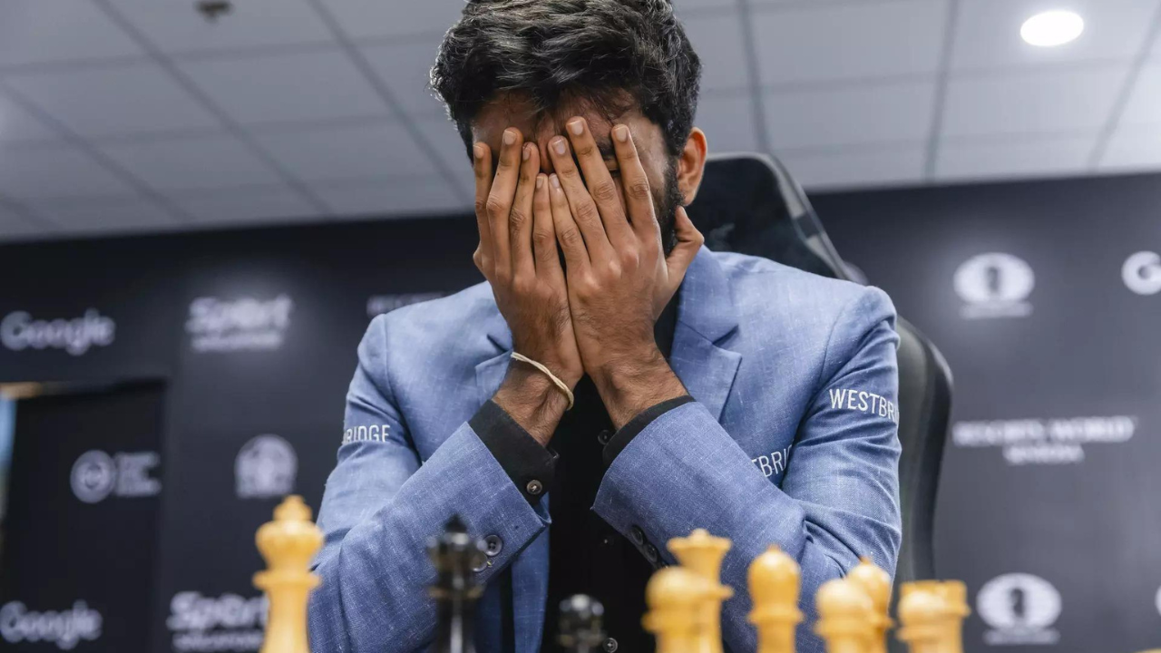 Video of Gukesh’s dad waiting for son's World Chess Championship