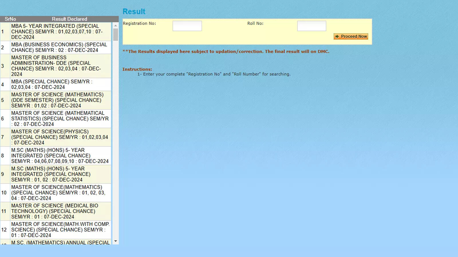 MDU 2024 result declared for various courses: Check your marks online at mdu.ac.in