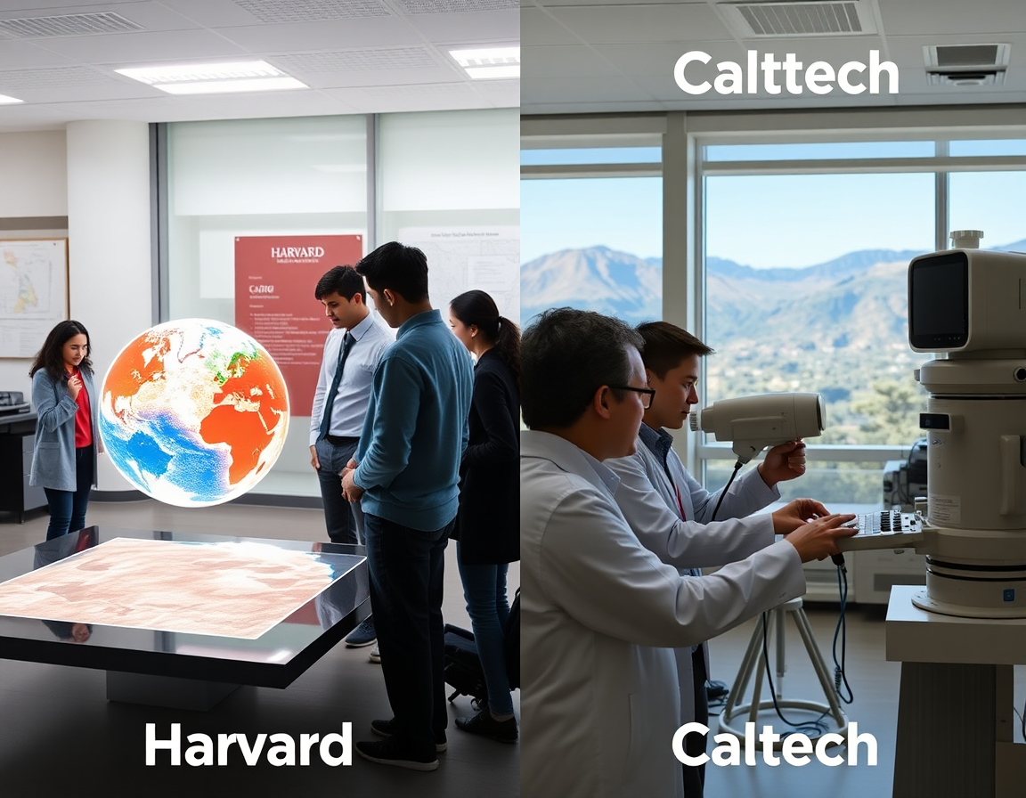 Harvard vs. Caltech: Which Renowned Institution Outshines the Other in Research, Facilities, and Global Influence in the Geophysical Sciences?